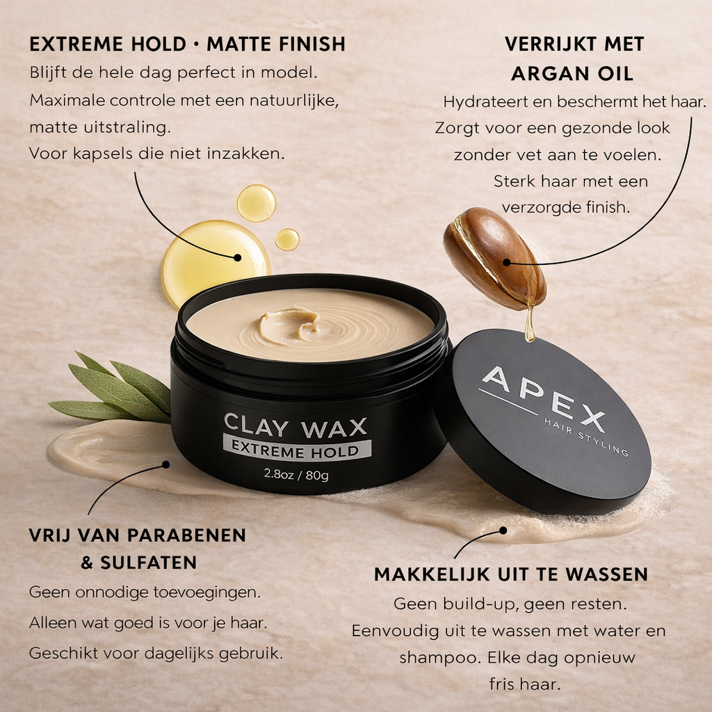 Apex Bundle Clay Wax & Sea Salt Spray